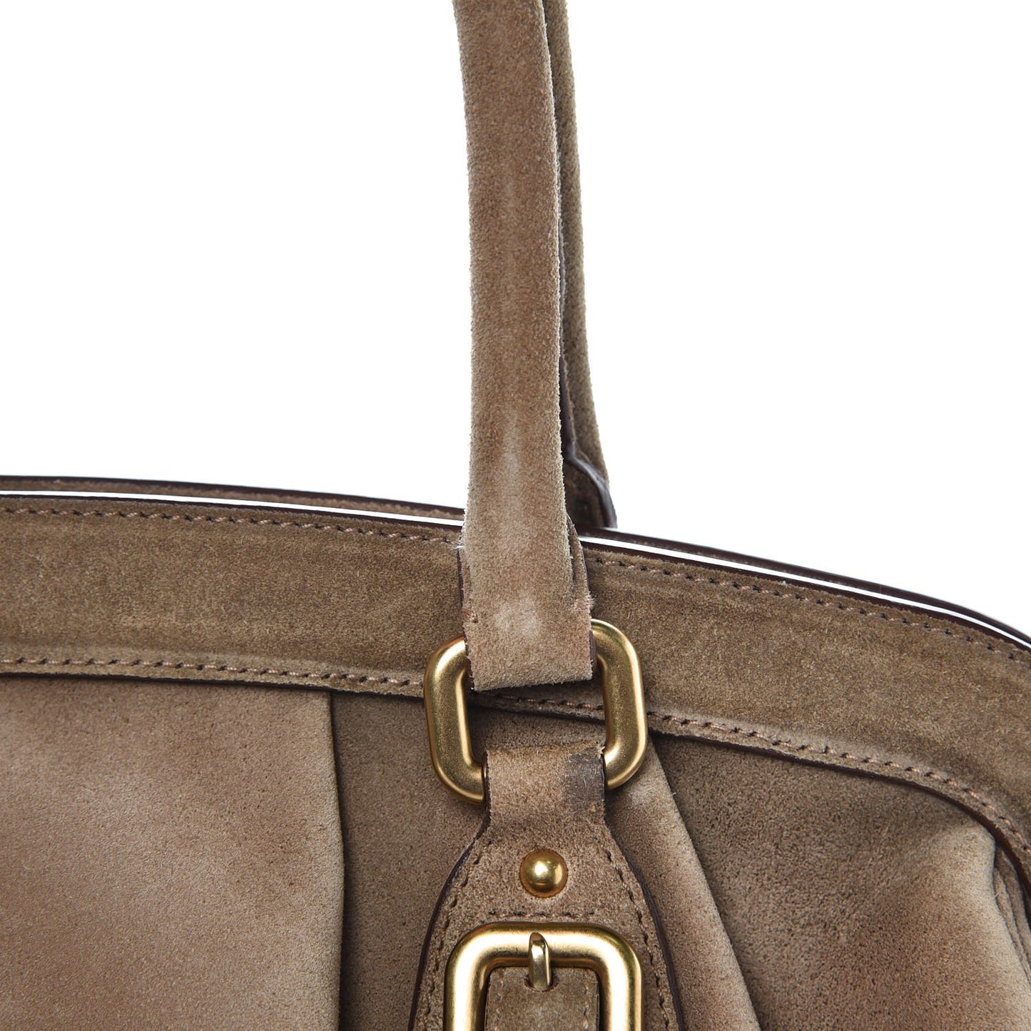 Suede Scamosciato Shoulder Bag