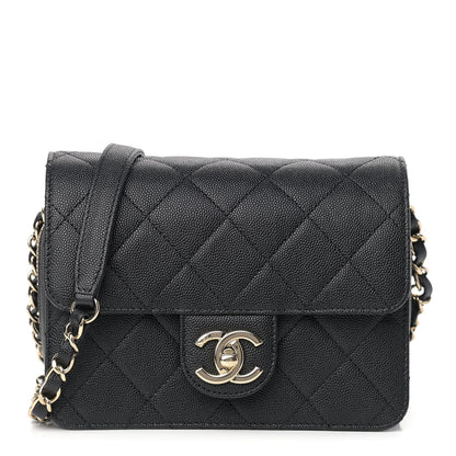 Chanel Caviar Quilted Like A Wallet Flap Black 1 of 9