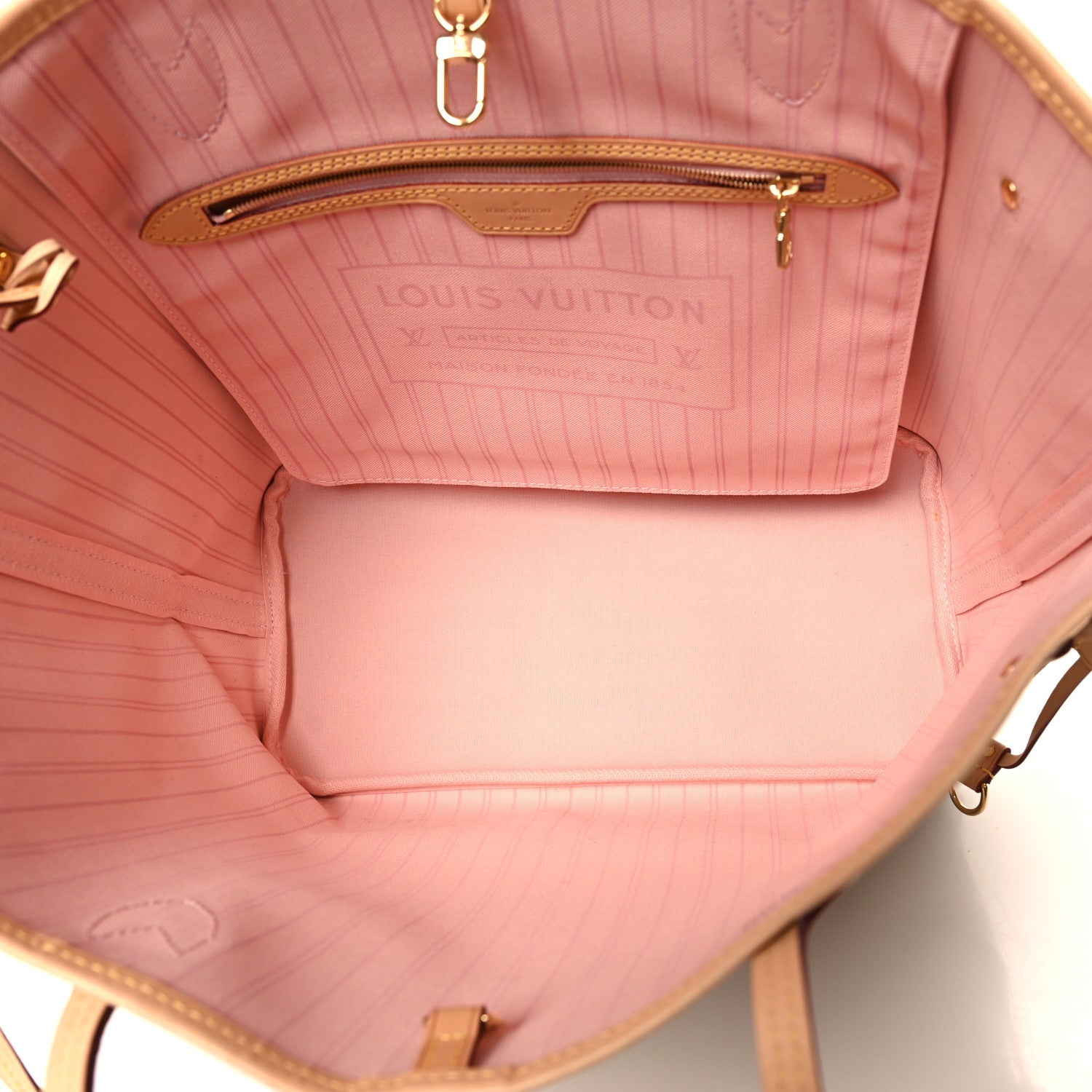 Louis Vuitton Damier Azur Neo Neverfull MM Rose Ballerine 6 of 12