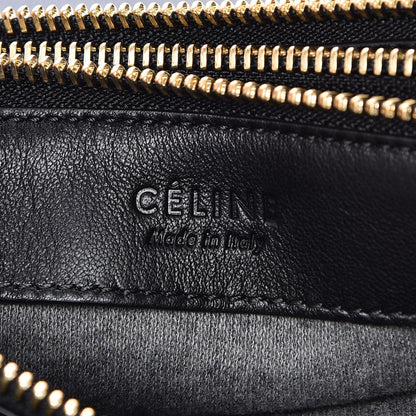 Celine Lambskin Large Trio Crossbody Bag Black 8 of 9