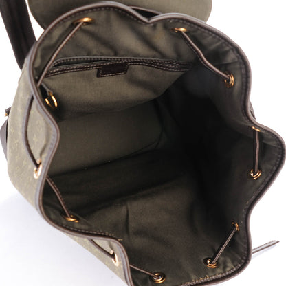 Louis Vuitton Mini Monogram Montsouris GM Backpack Kaki 5 of 8