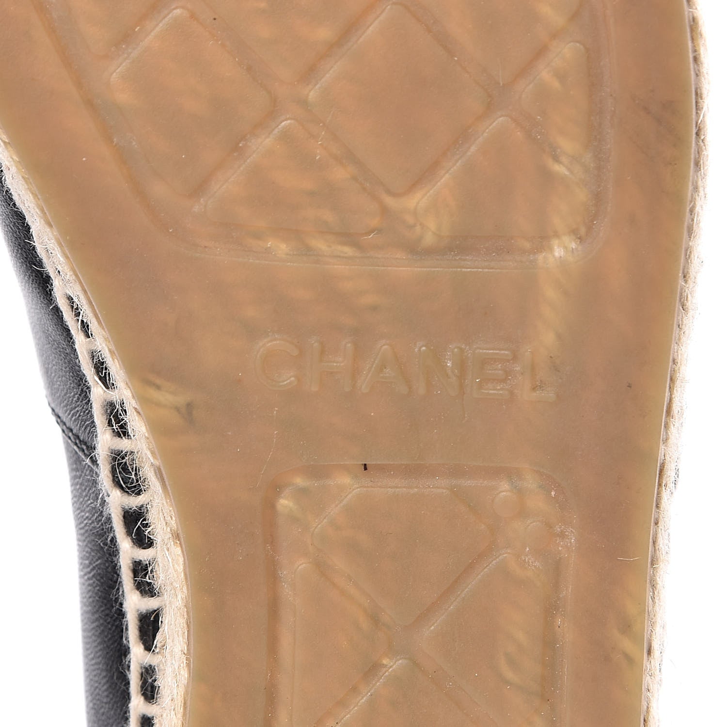 Chanel Lambskin CC Espadrilles 41 Black 7 of 11