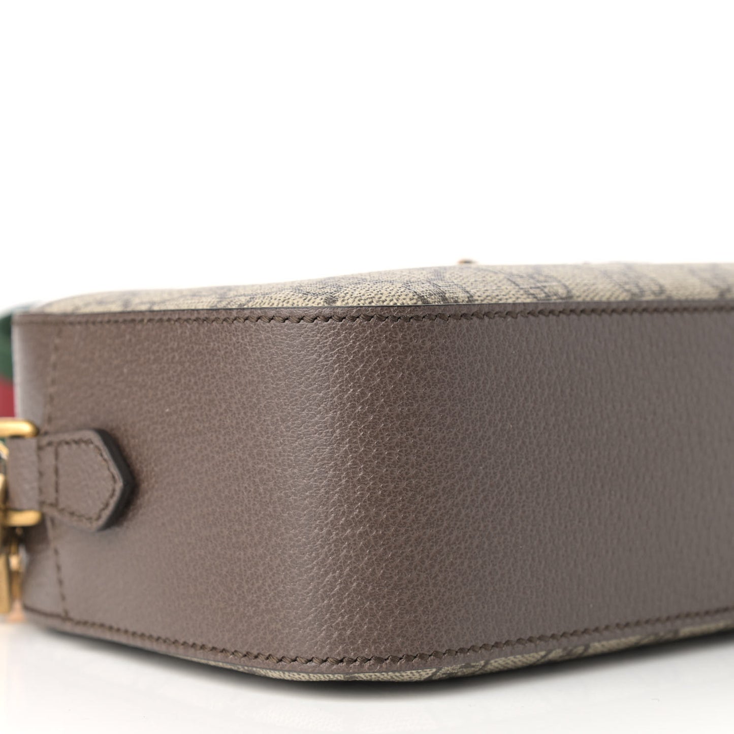 GG Supreme Monogram Web Neo Vintage Shoulder Bag Beige New Acero Crop