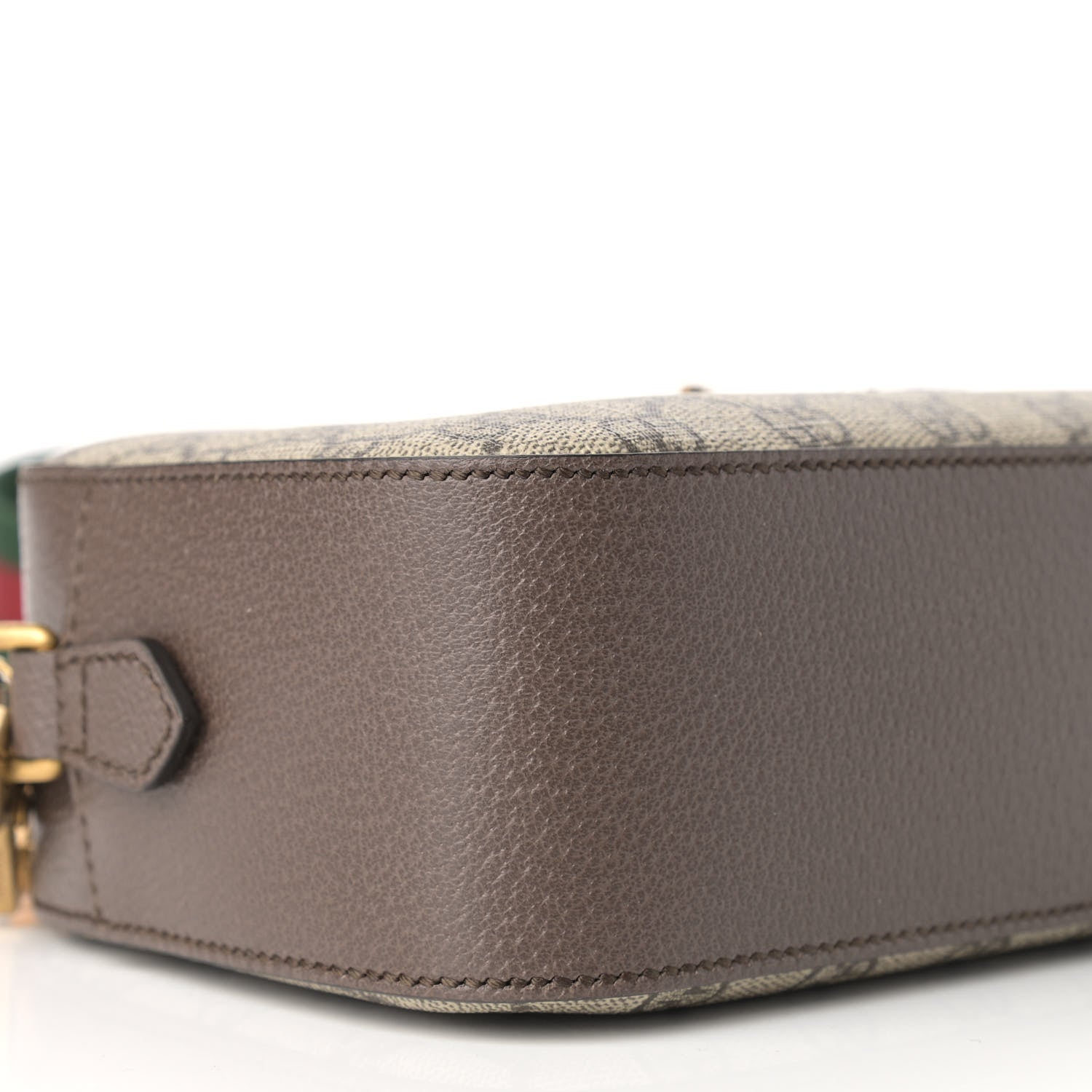 Gucci GG Supreme Monogram Web Neo Vintage Shoulder Bag Beige New Acero Crop 8 of 9
