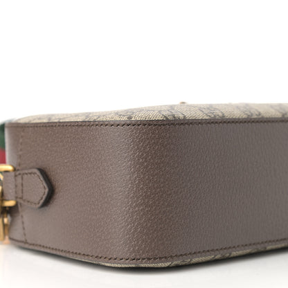 Gucci GG Supreme Monogram Web Neo Vintage Shoulder Bag Beige New Acero Crop 8 of 9