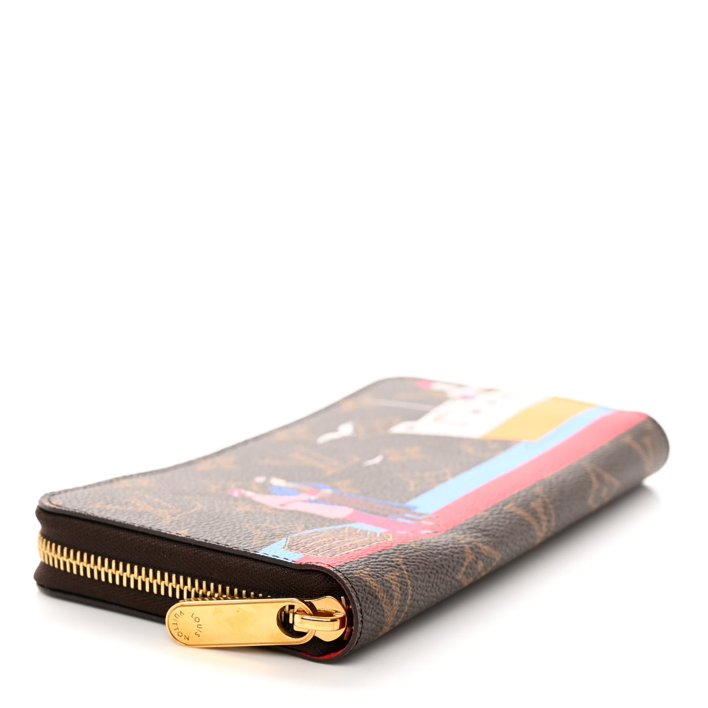 Monogram 2016 Christmas Animation Zippy Wallet Rouge