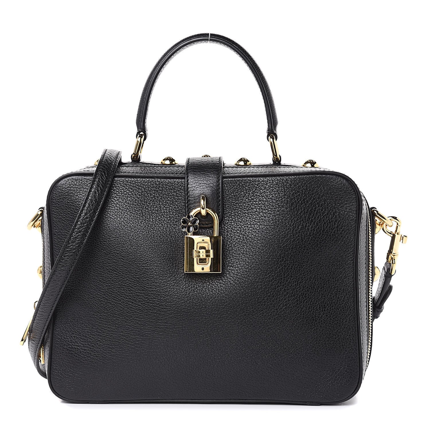 Dolce & Gabbana Dauphine Large Box Bag Black 1 of 12