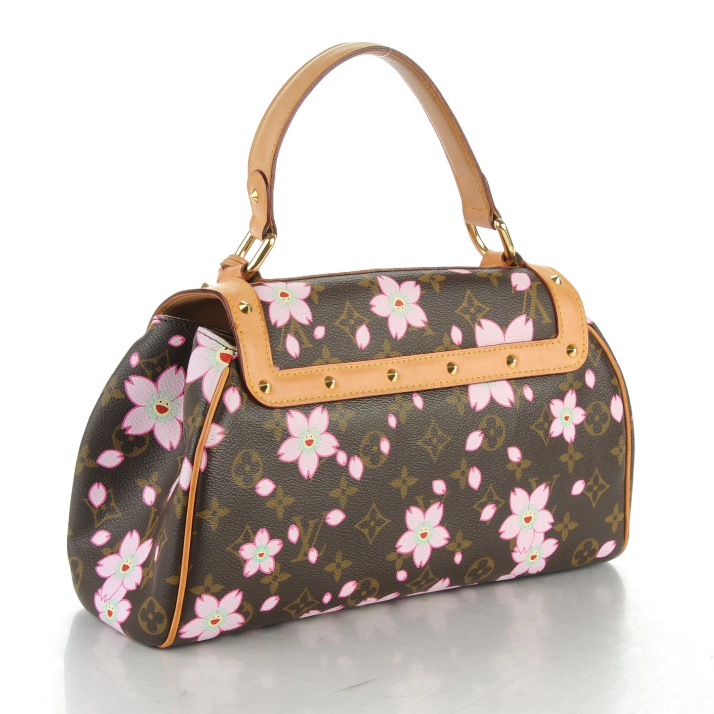 Monogram Cherry Blossom Sac Retro Bag Brown