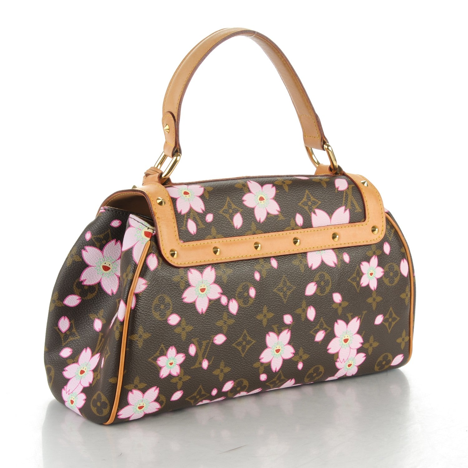 Louis Vuitton Monogram Cherry Blossom Sac Retro Bag Brown 3 of 11