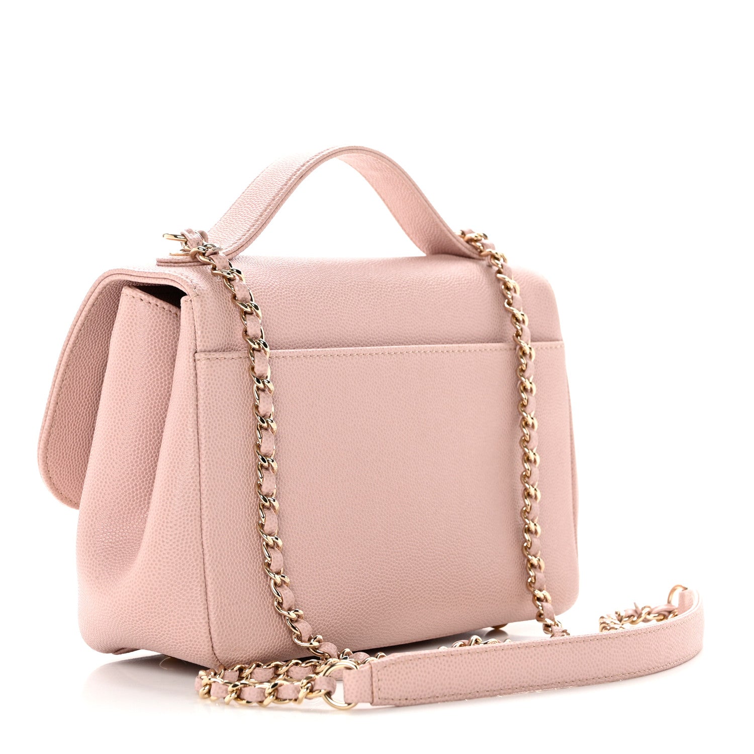 Chanel Caviar Quilted Small Business Affinity Flap Light Pink 3 of 10