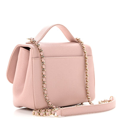 Chanel Caviar Quilted Small Business Affinity Flap Light Pink 3 of 10