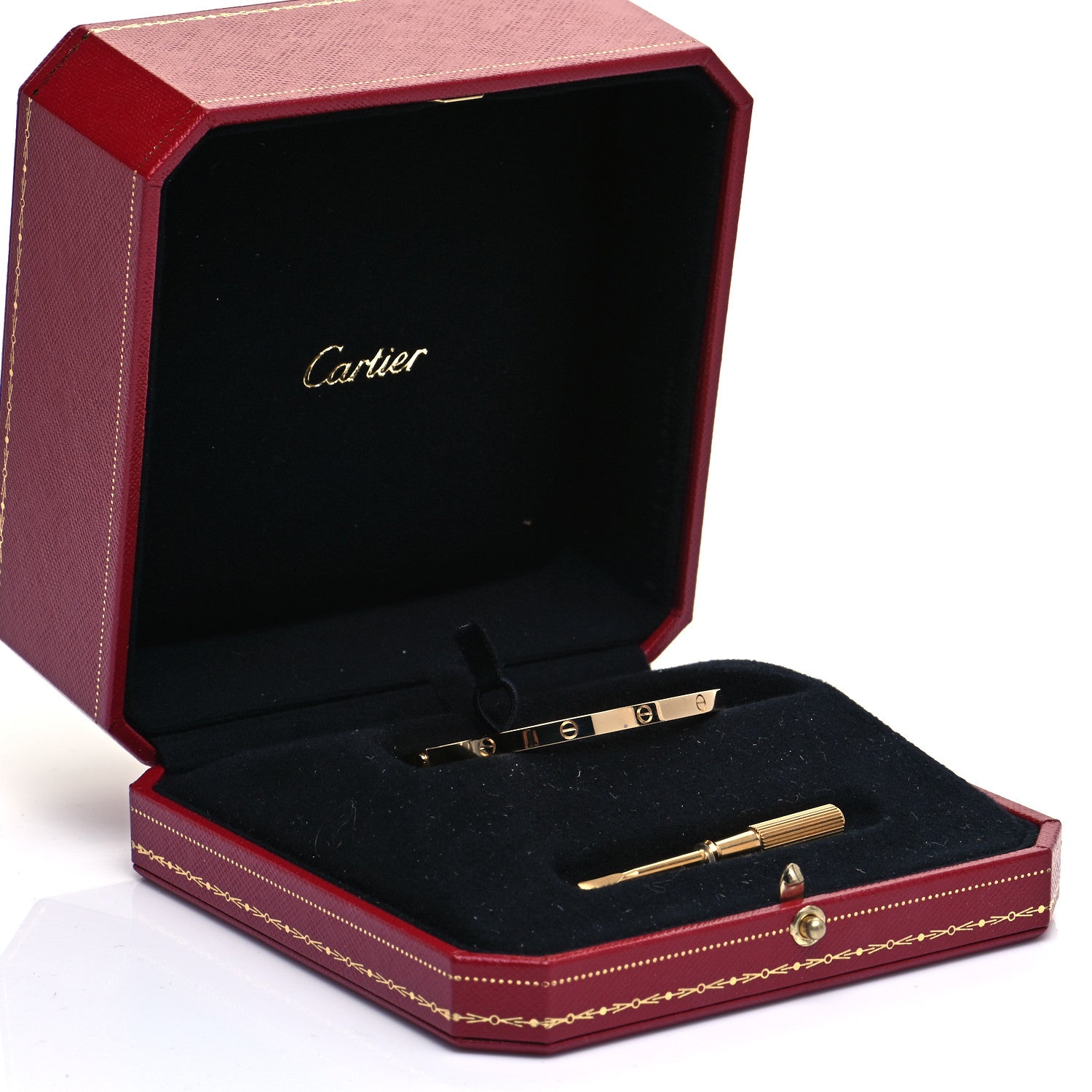 Cartier 18K Yellow Gold Small LOVE Bracelet 16 7 of 7