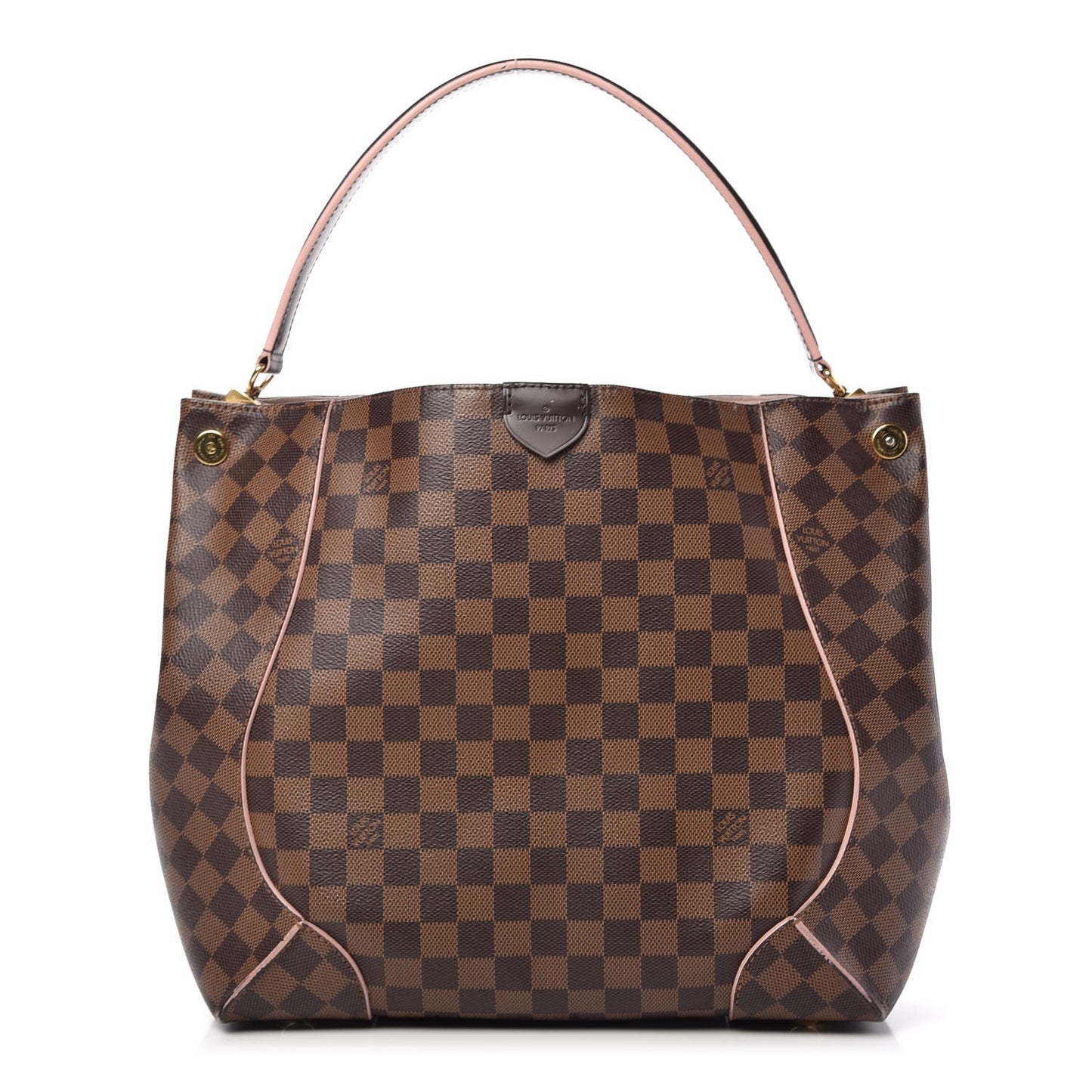 Damier Ebene Caissa Hobo Rose Ballerine