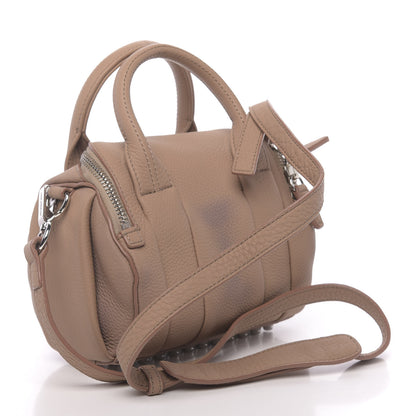 Alexander Wang Pebbled Calfskin Mini Rockie Truffle Silver Hardware 4 of 18