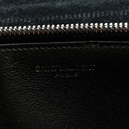 Saint Laurent Calf Hair Leopard Print Monogram Cassandra Chain Wallet White Multicolor 6 of 8