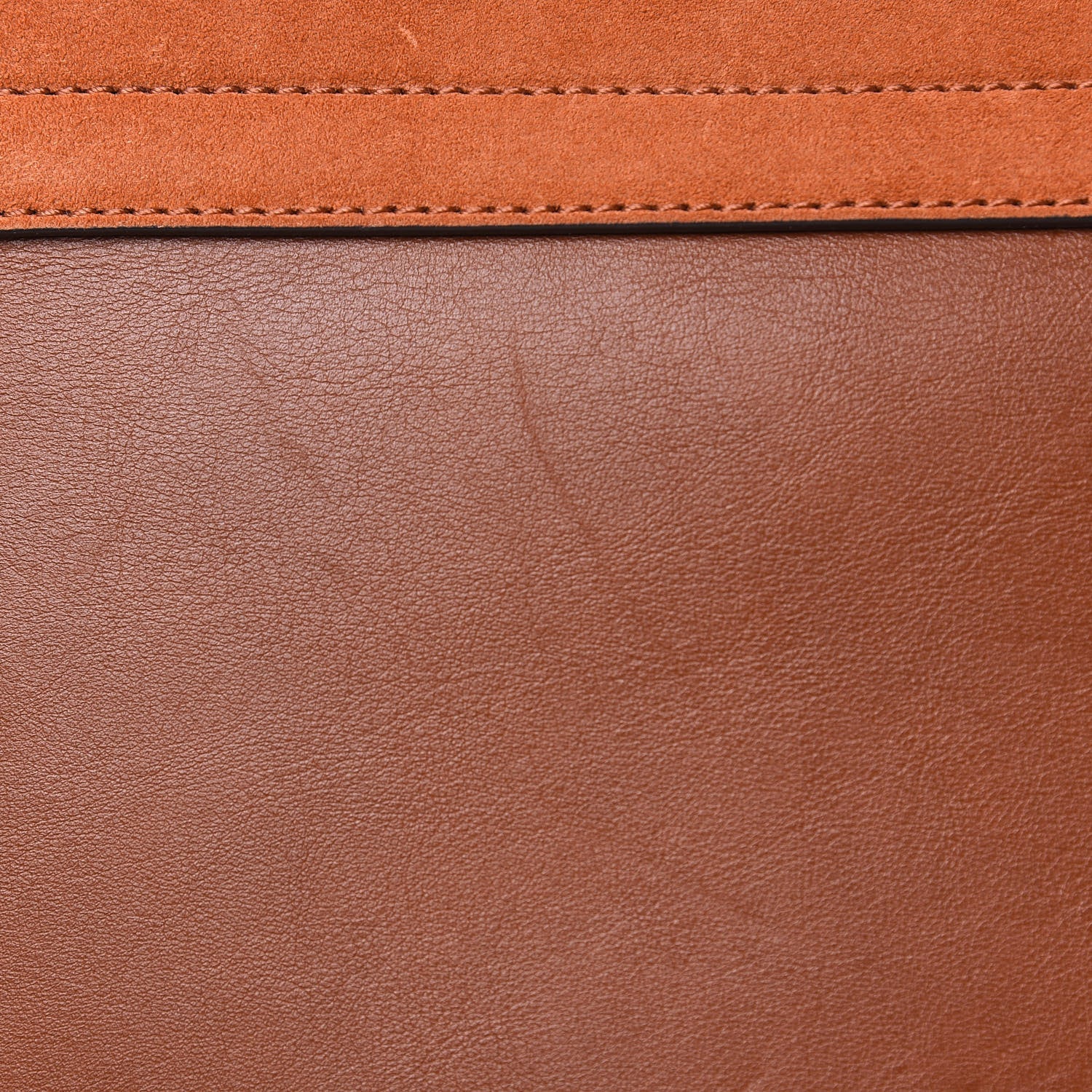 Chloe Suede Calfskin Medium Faye Shoulder Bag Tobacco 8 of 10