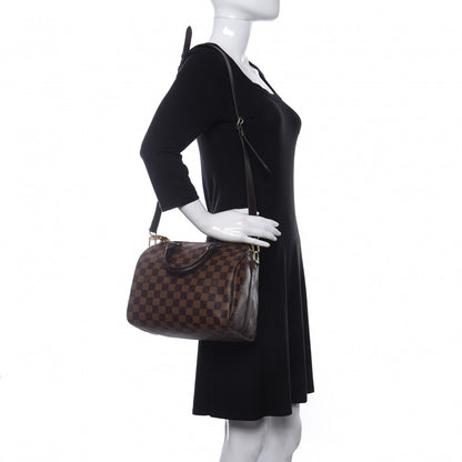 Louis Vuitton Damier Ebene Speedy Bandouliere 25 2 of 11