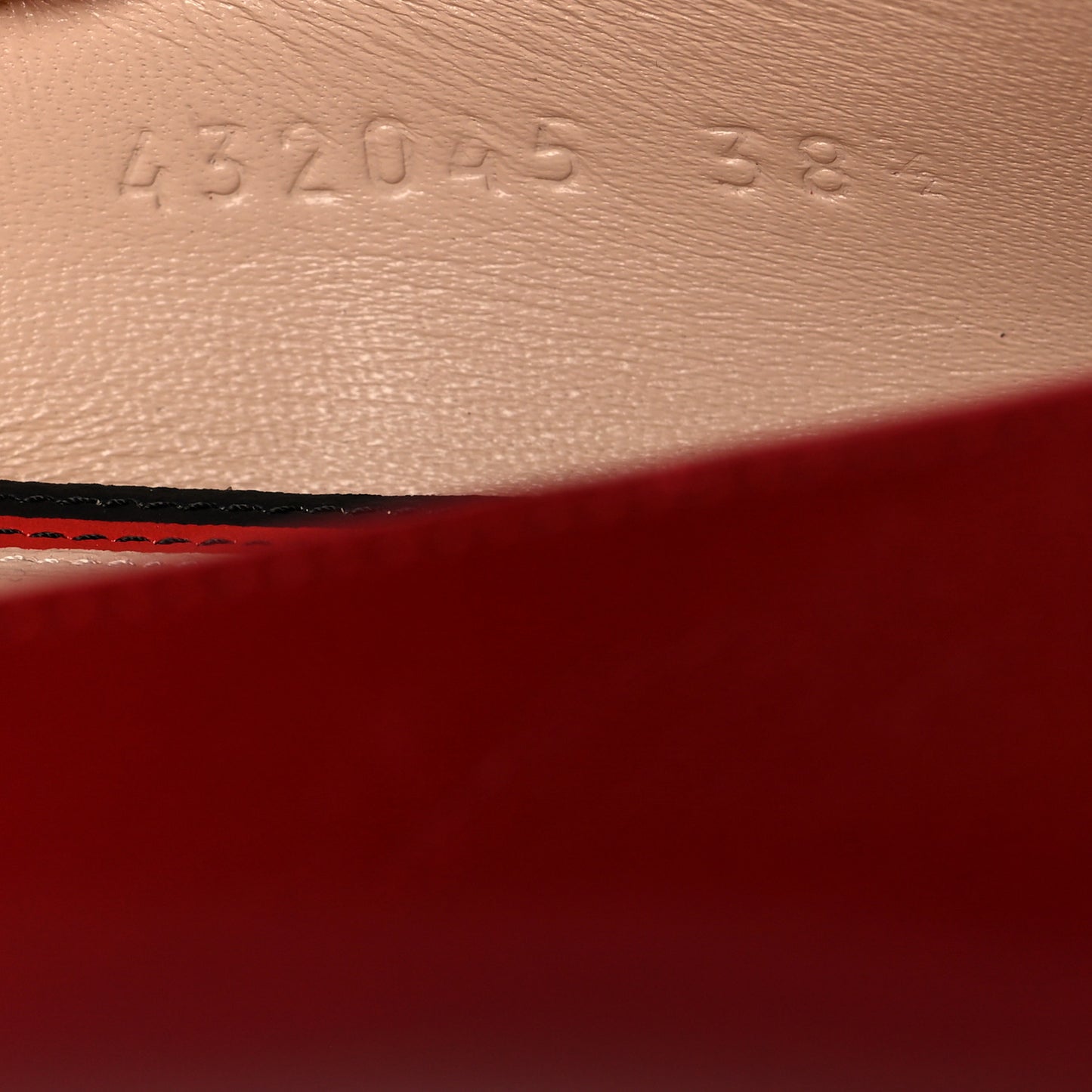 Calfskin Web Bow Ballerina Flat 38.5 Red