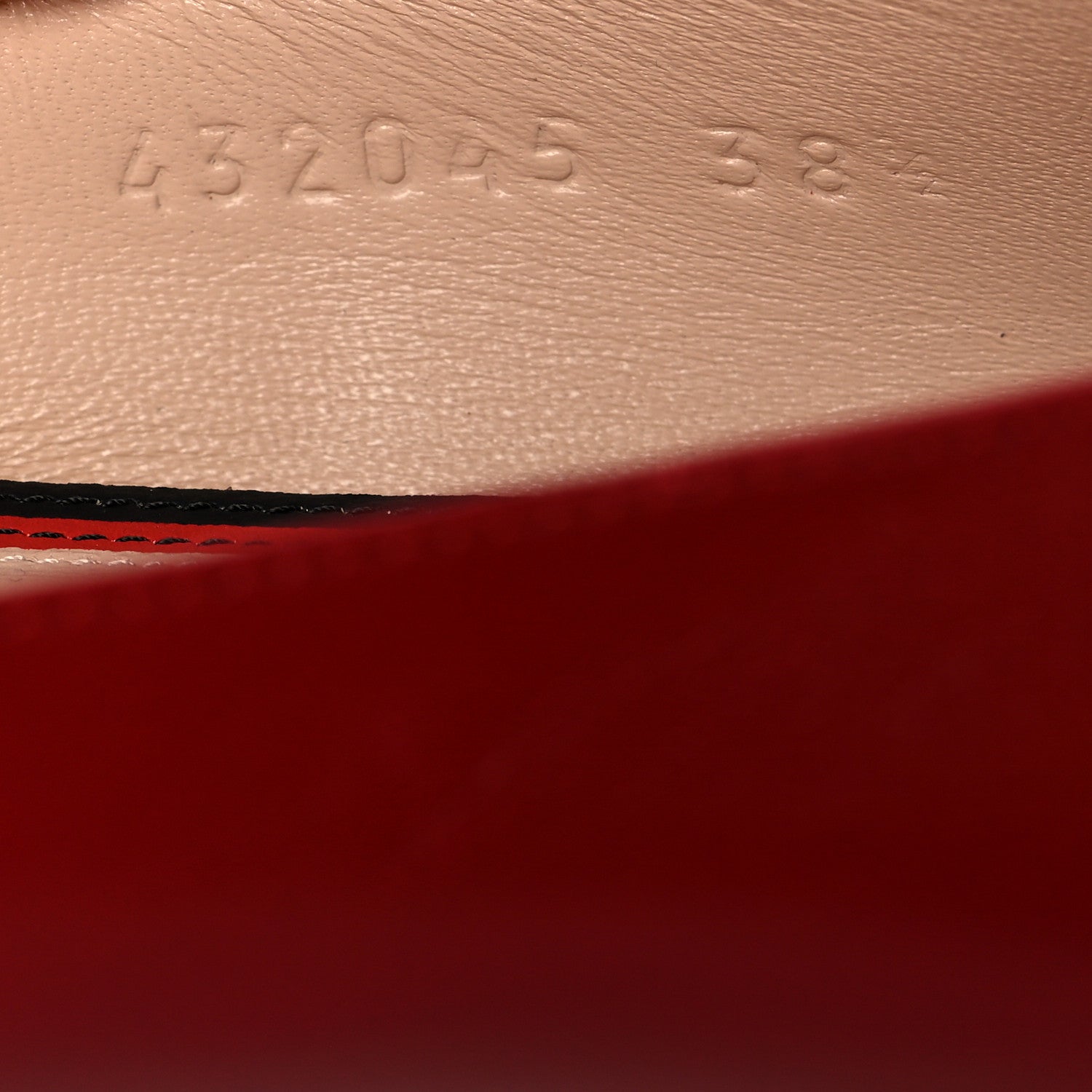 Gucci Calfskin Web Bow Ballerina Flat 38.5 Red 7 of 9