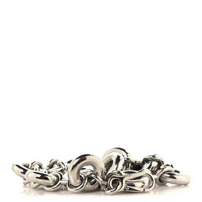Loewe Aluminum Stainless Steel Chunky Donut Chain Shoulder Strap Silver 1 of 3