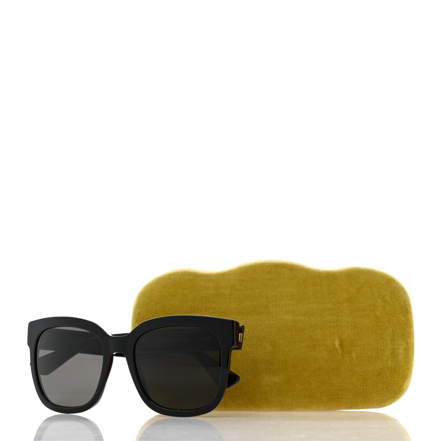 Gucci Acetate Square Frame Sunglasses GG0034S Black 9 of 9