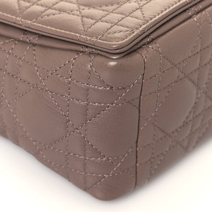 Christian Dior Lambskin Cannage Medium Caro Bag Warm Taupe 9 of 13