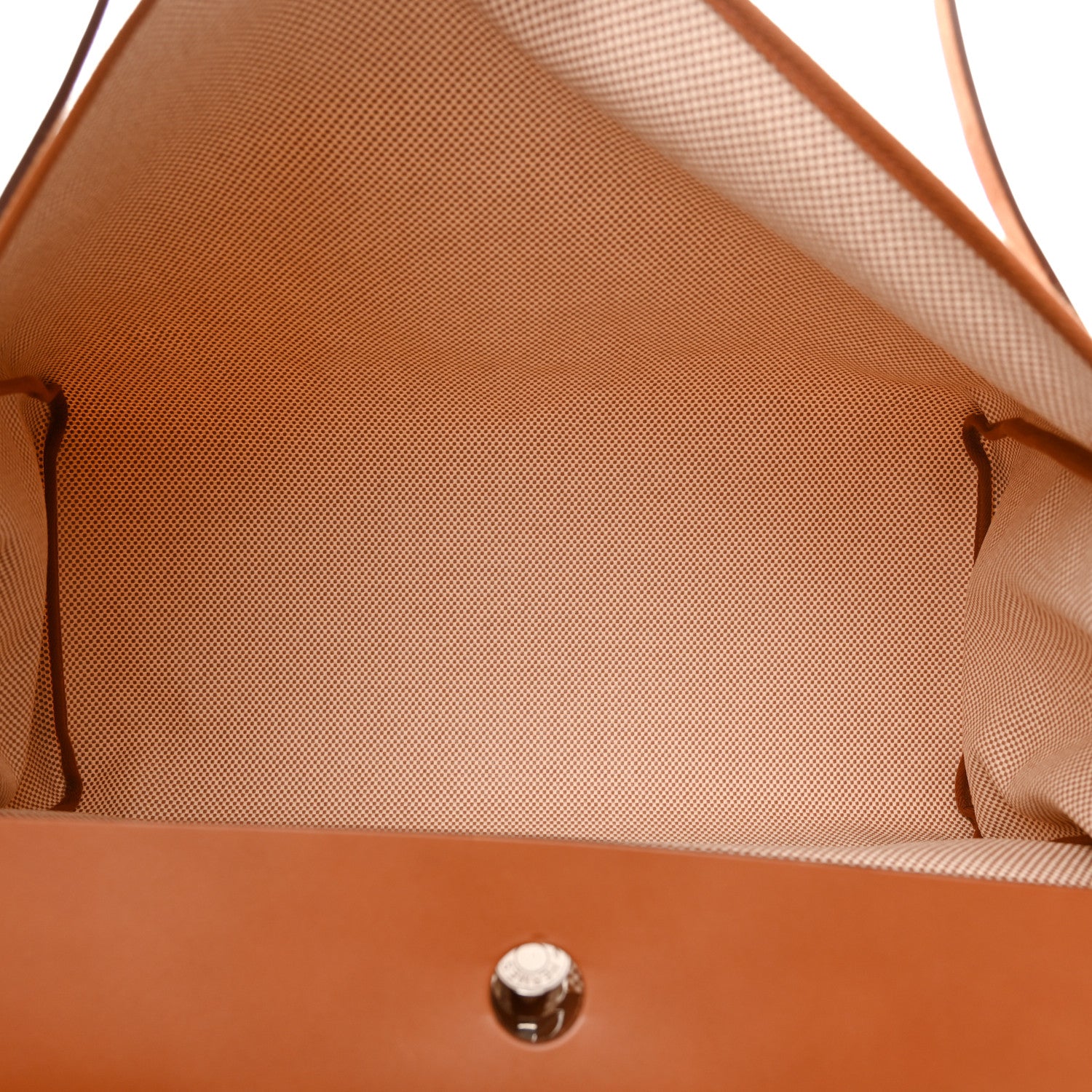 Hermes Criss Viking Vache Hunter Herbag Cabin Zip Retourne 50 Ecru Beige Naturel 6 of 17