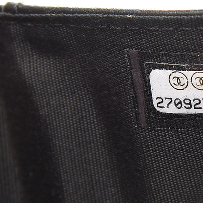 Chanel Caviar Quilted Small Boy Flap Wallet Black 9 of 9