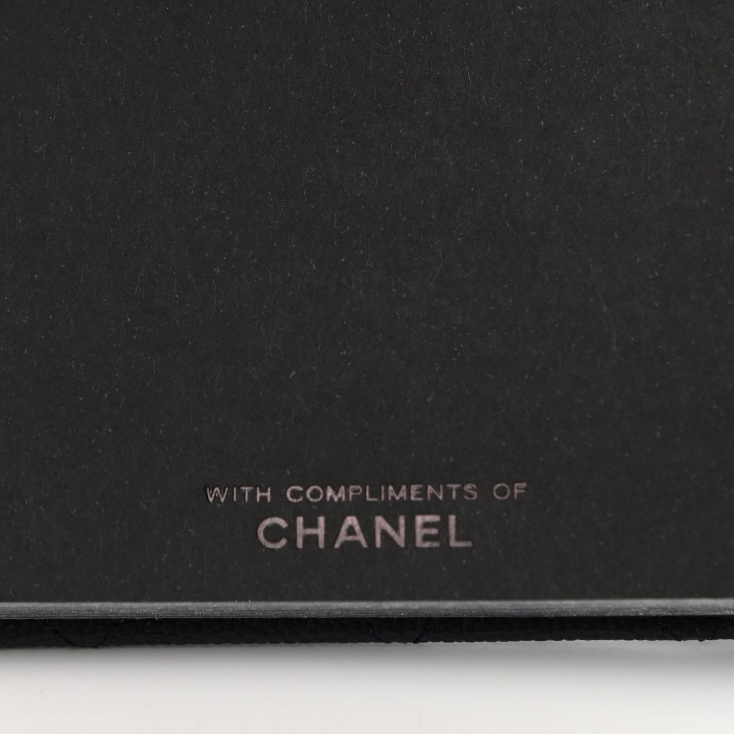 Caviar Quilted Notebook Black