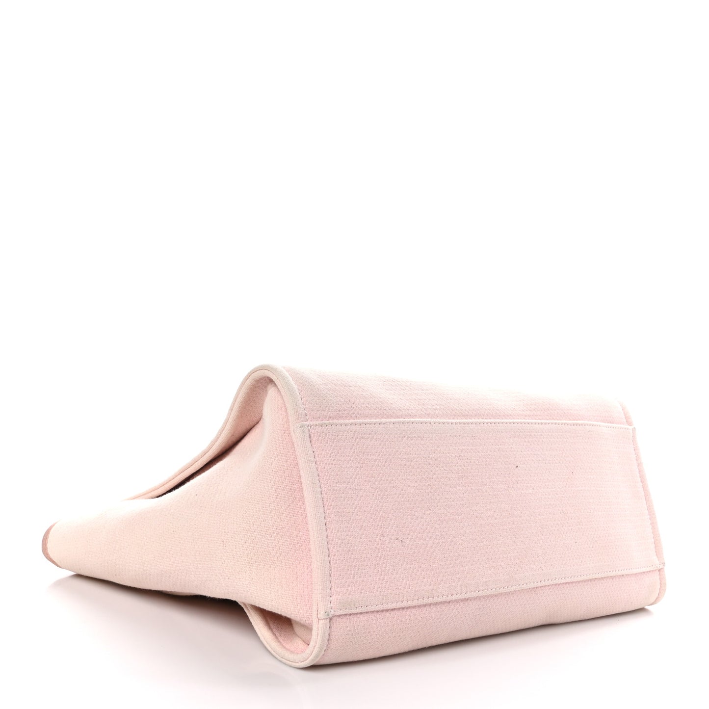 Mixed Fibers Calfskin Medium Deauville Tote Light Pink