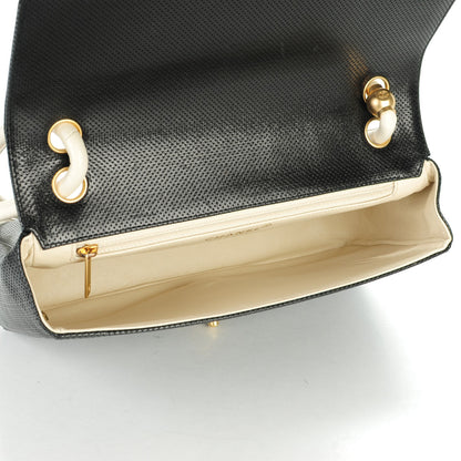 Chanel Lambskin Perforated Flap Black 6 of 8