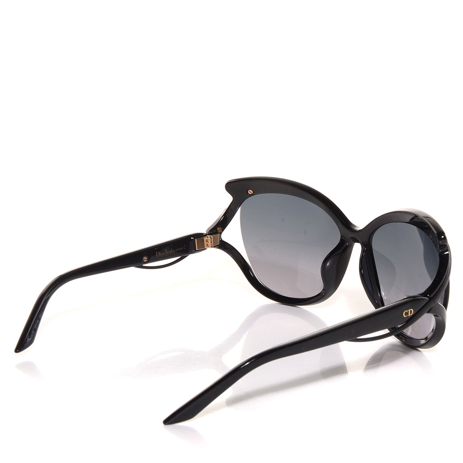 Christian Dior Audacieuse 2 Cat Eye Sunglasses Black 2 of 6