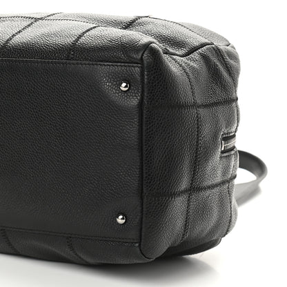 Chanel Caviar Square Stitched Tote Black 8 of 8