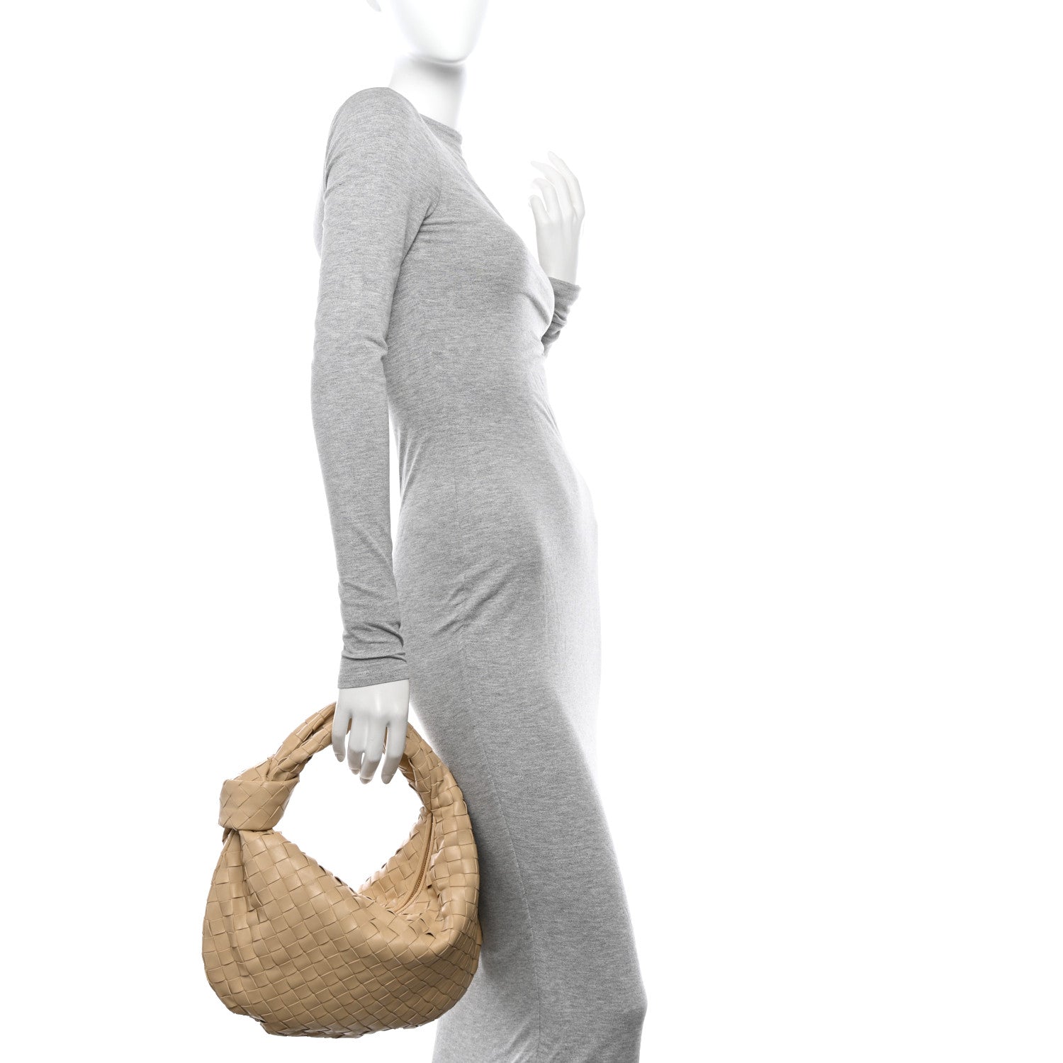 Bottega Veneta Nappa Intrecciato Teen Jodie Hobo Porridge 2 of 10