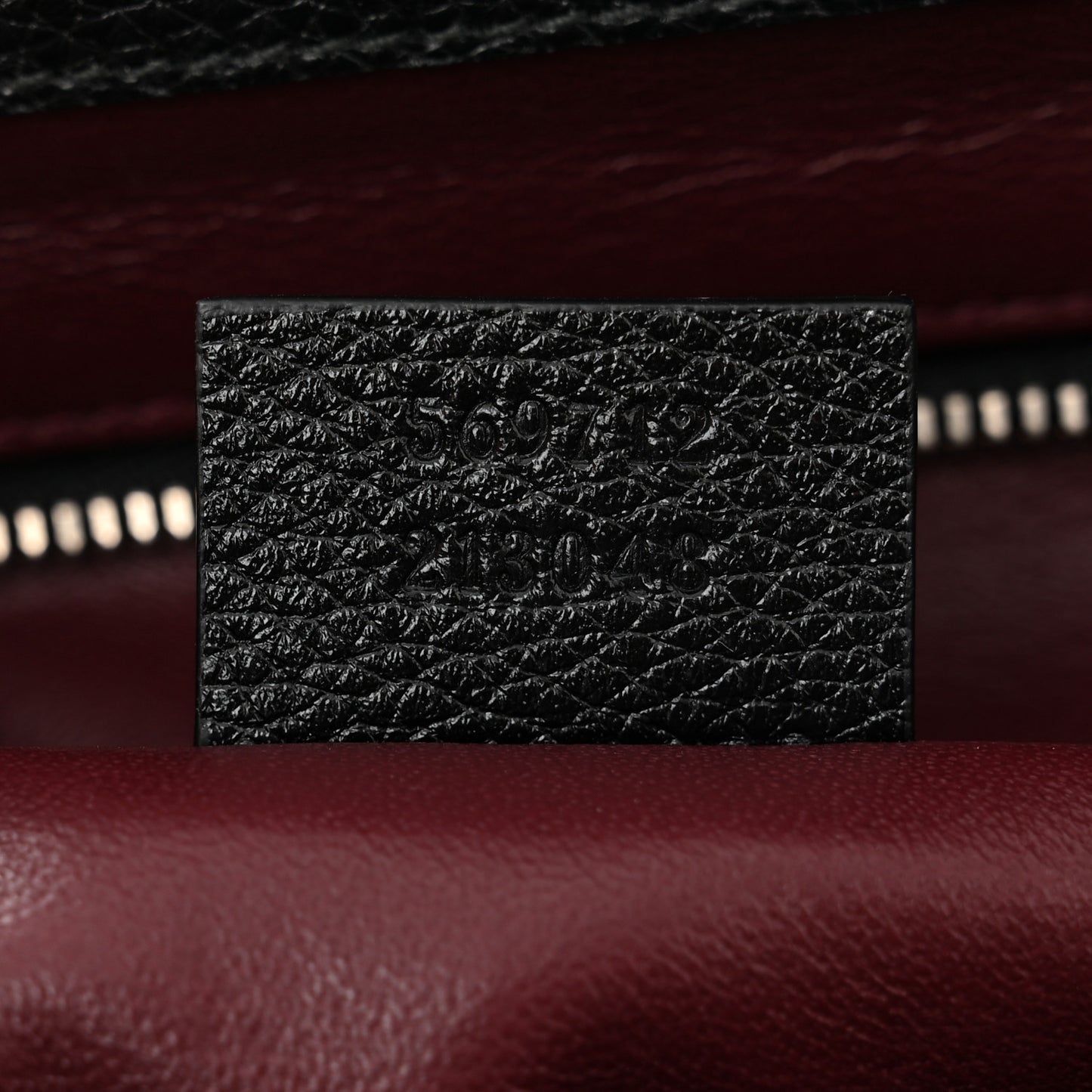 Grainy Calfskin Small Zumi Top Handle Bag Black