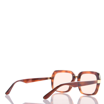 Celine Acetate Square Sunglasses CL40050U Havana 4 of 6