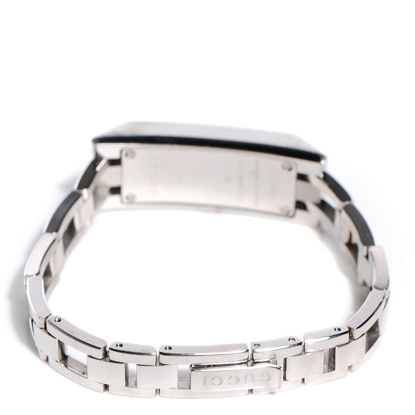 Stainless Steel Diamond 14mm G-Frame Quartz Watch Black