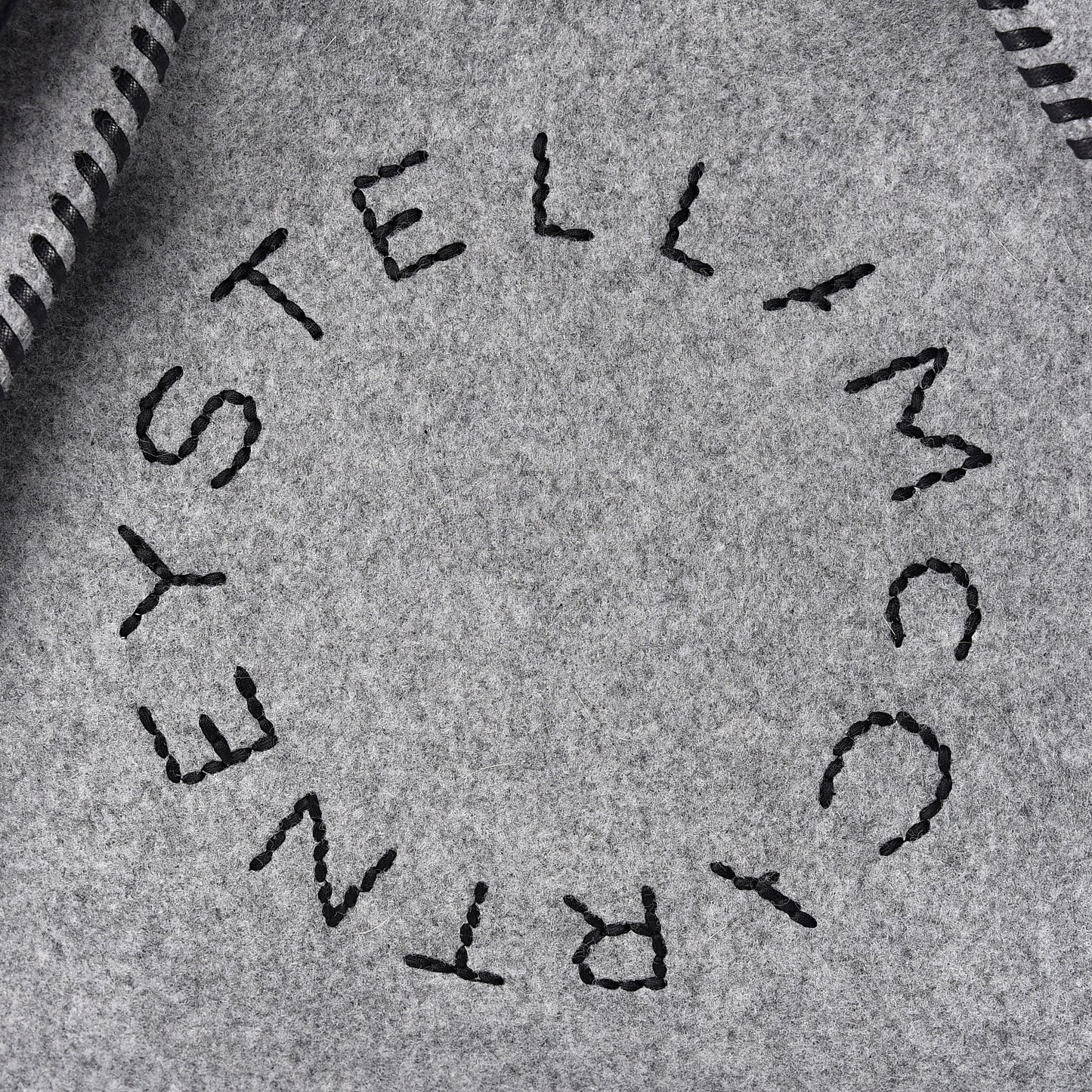 Eco Felt Logo Crossbody Smoke Slate
