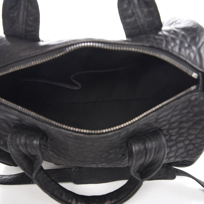 Alexander Wang Pebbled Lambskin Rocco Black Silver Hardware 5 of 6