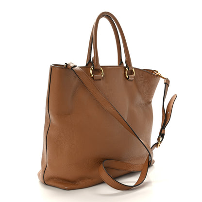 Prada Vitello Phenix Tote Caramel 3 of 8