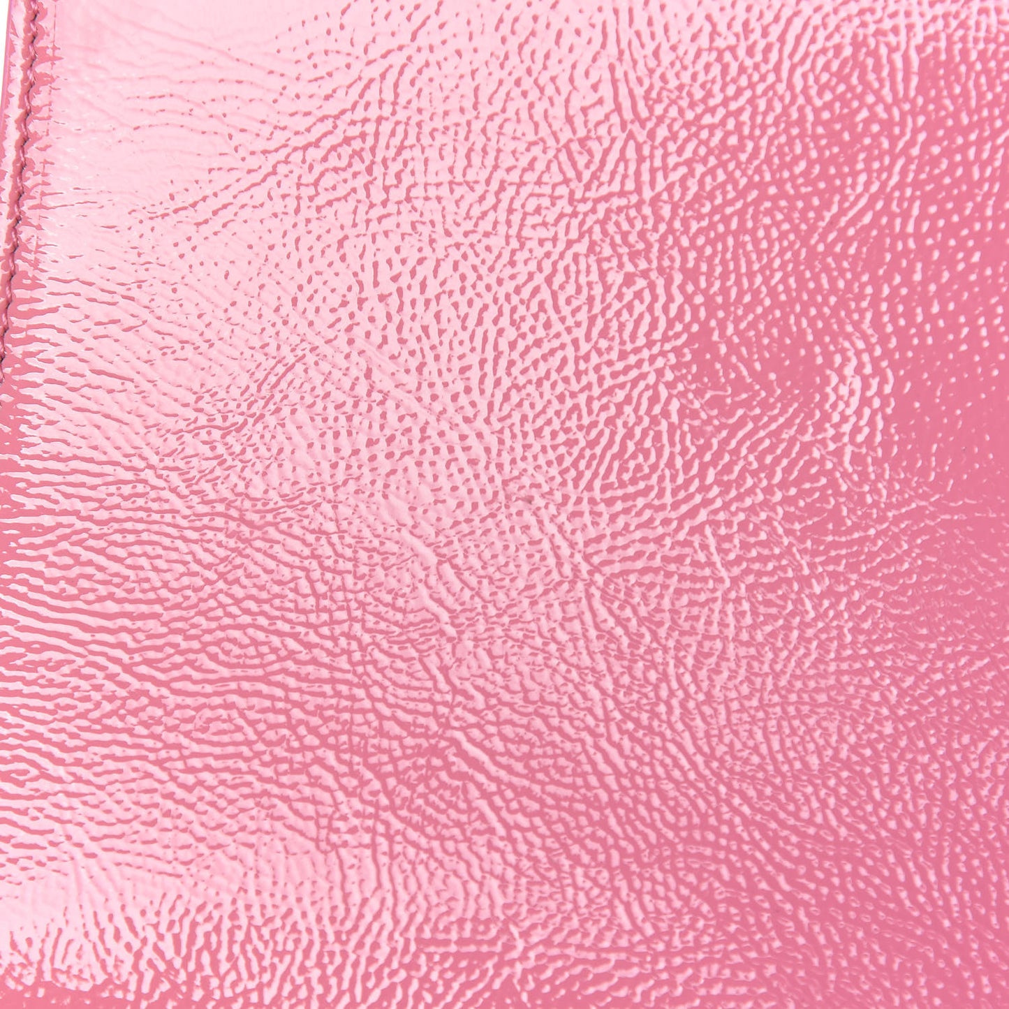 Textured Patent Large Belle De Jour Clutch Indian Pink