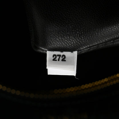 Prada Vitello Daino Soft Zippered Messenger Hobo Black 7 of 11