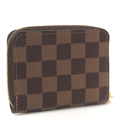 Louis Vuitton Damier Ebene Zippy Coin Purse 3 of 8