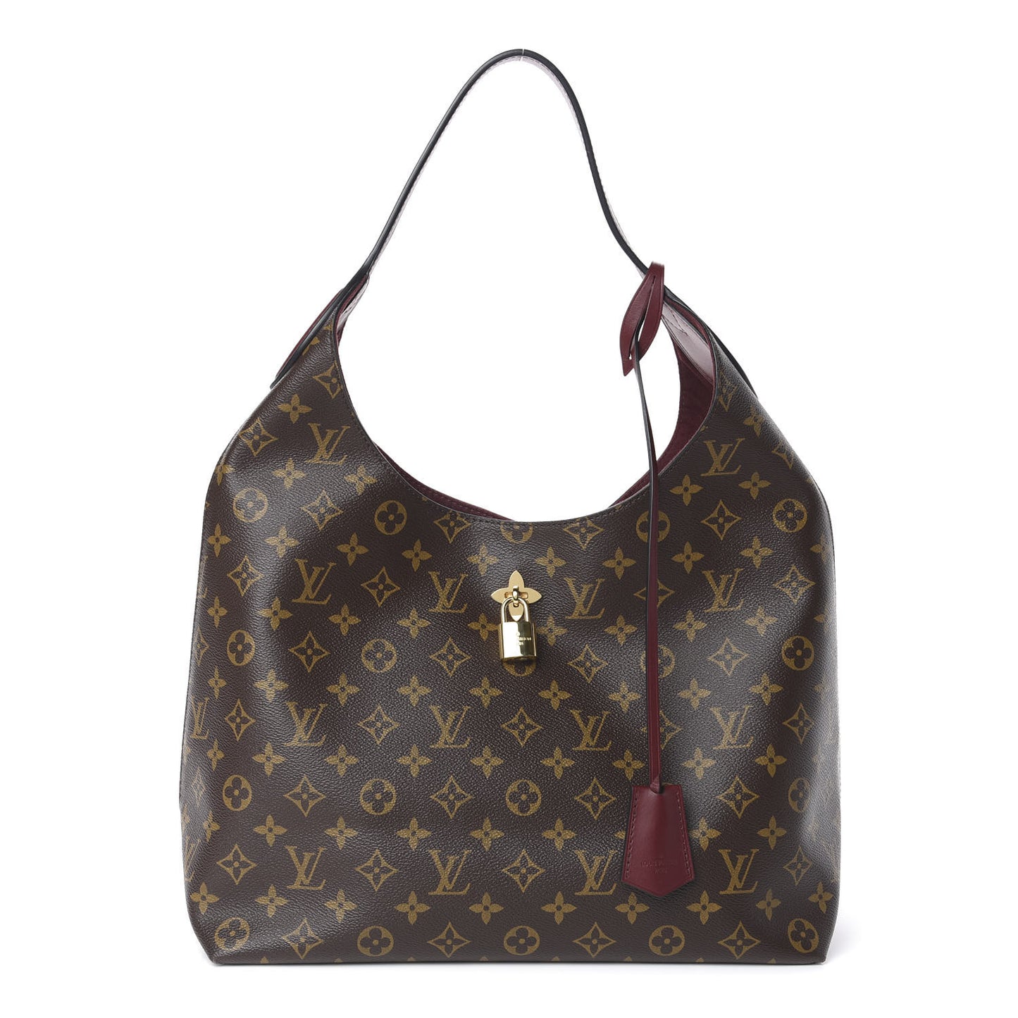 Monogram Flower Hobo Bordeaux