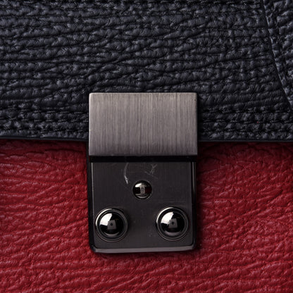 3.1 Phillip Lim Textured Calfskin Medium Pashli Satchel Crimson Black 4 of 4