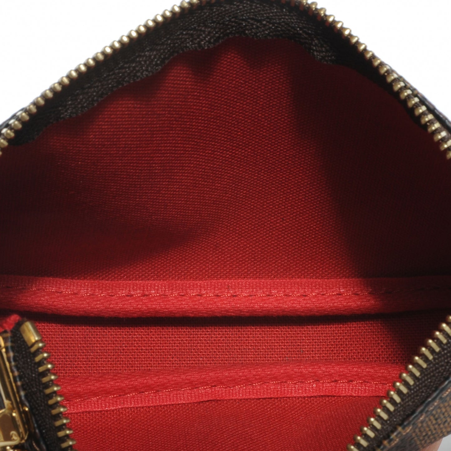 Damier Ebene Mini Pochette Accessories Bag