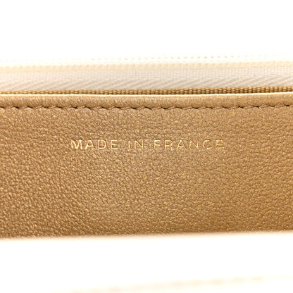 Chanel Lambskin Quilted CC Pearl Crush Wallet on Chain WOC White 7 of 13