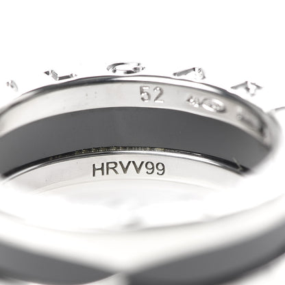 Bulgari Sterling Silver Ceramic Save The Children One-Band Ring 52 6 7 of 7