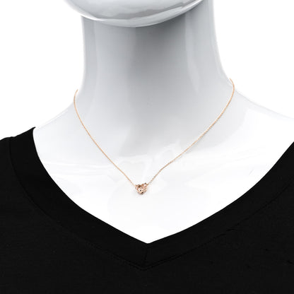 David Yurman 18K Rose Gold Morganite 8mm Chatelaine Heart Pendant Necklace 2 of 4