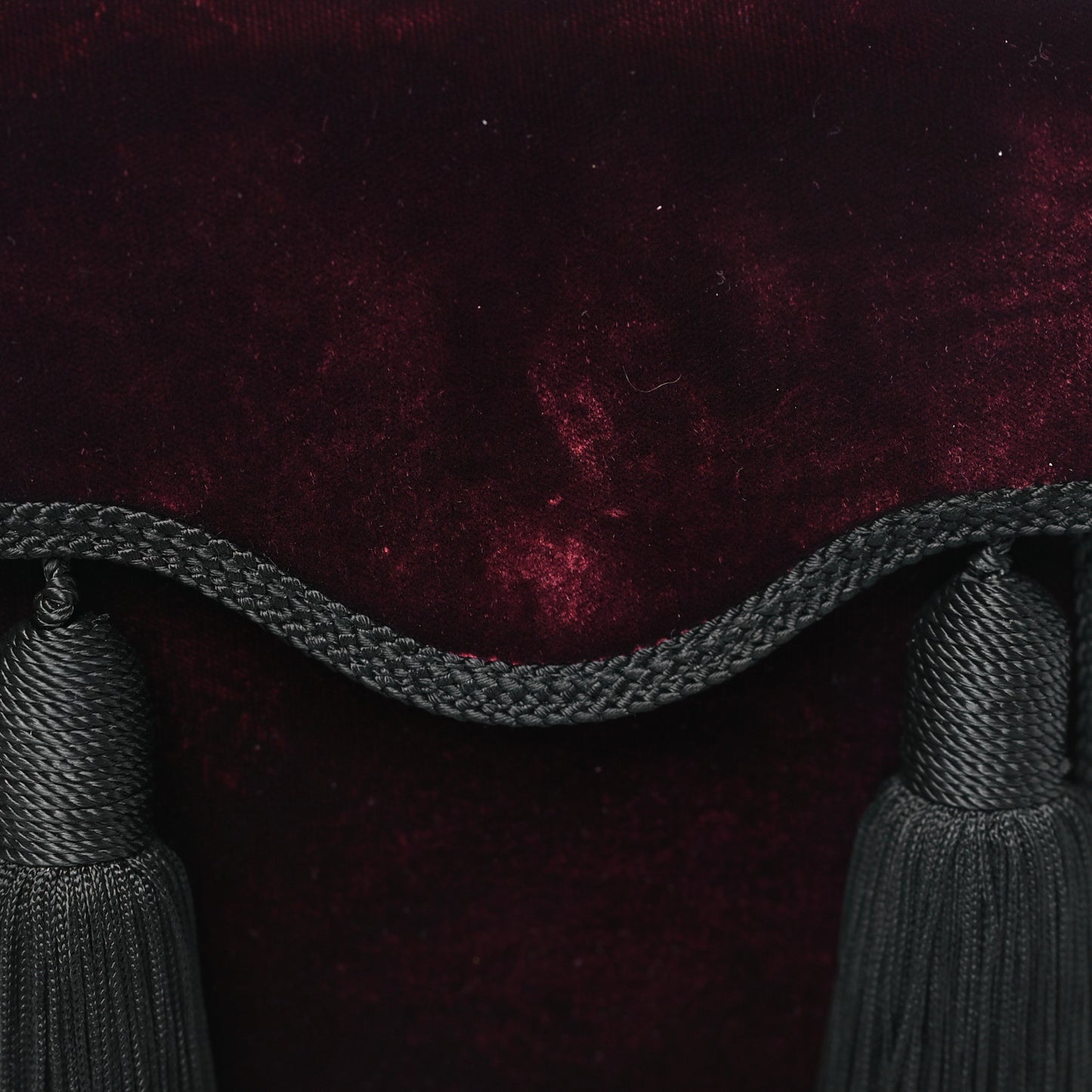 Velvet Opium 2 Crossbody Bag Bordeaux Black